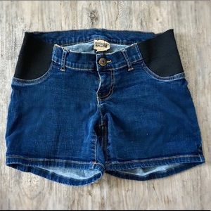 Indigo Blue Maternity Shorts